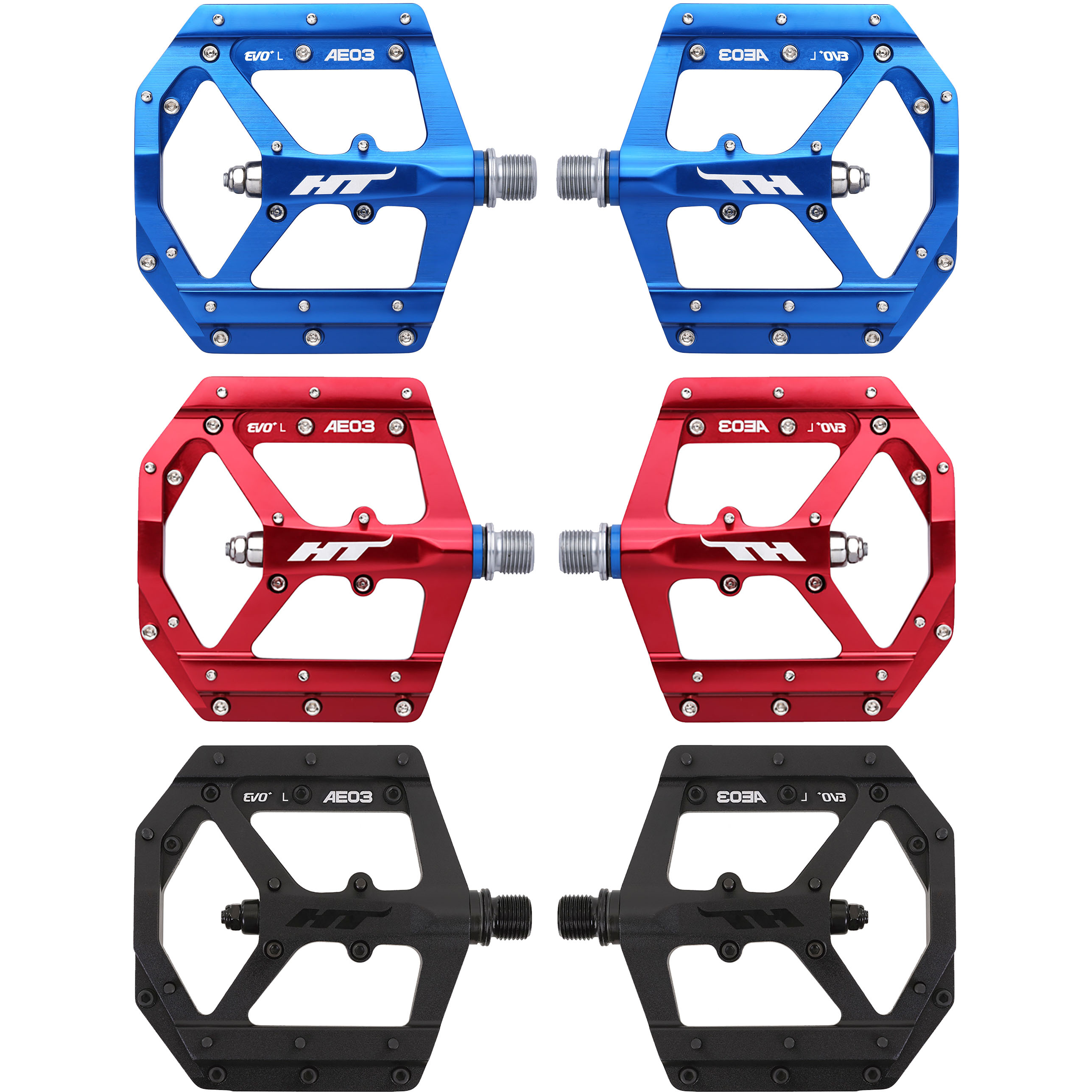 HT Components AE-03 Pedals MTB Aluminium EVO+ Sealed Bearing