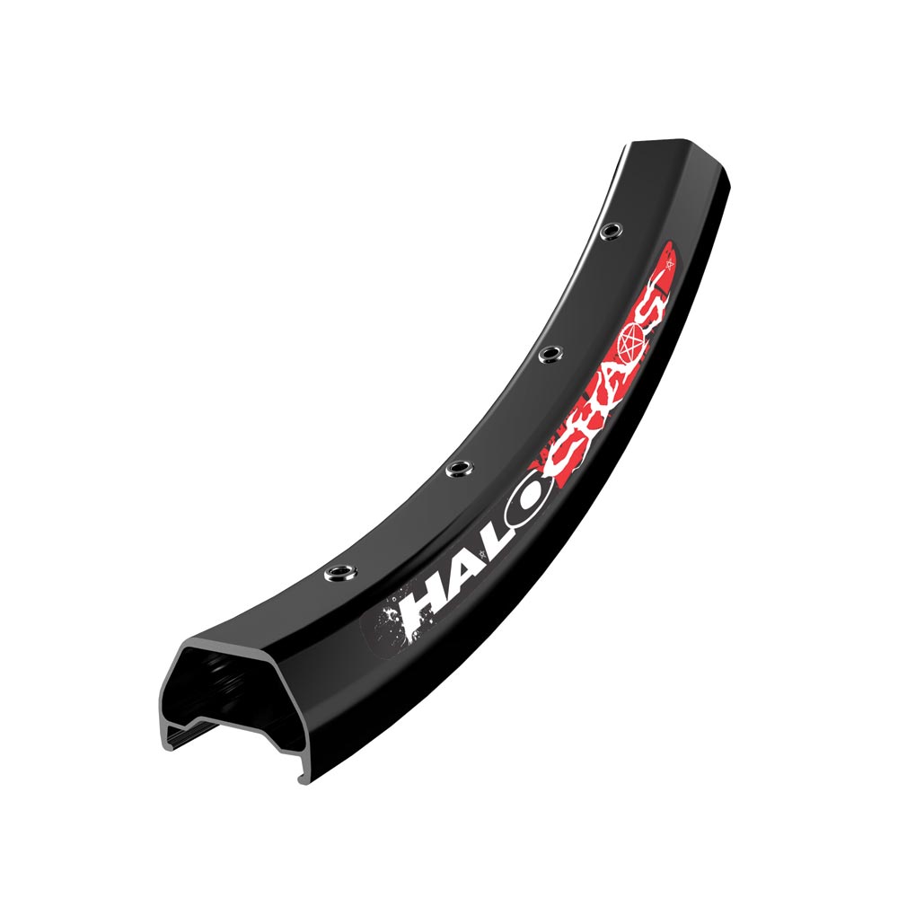 Halo Chaos Rim 32h 26", 27.5", Black, White