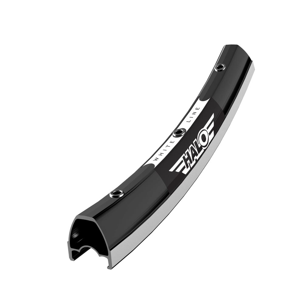 700c Road Bike Rim Halo White Line 20H 24H 32H CNC Black