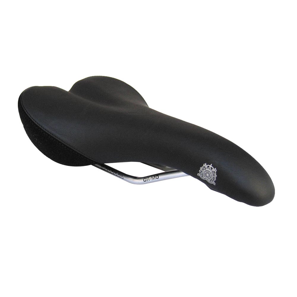 Passport Pilot Leather Bike Saddle 280 x 150mm Black