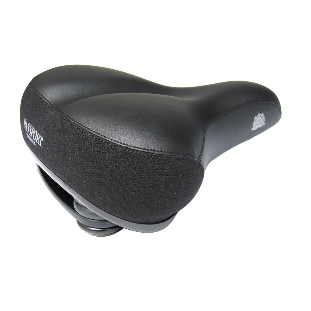 Passport Upper Class Ladies Comfort Bike Saddle 240 x 210mm Black