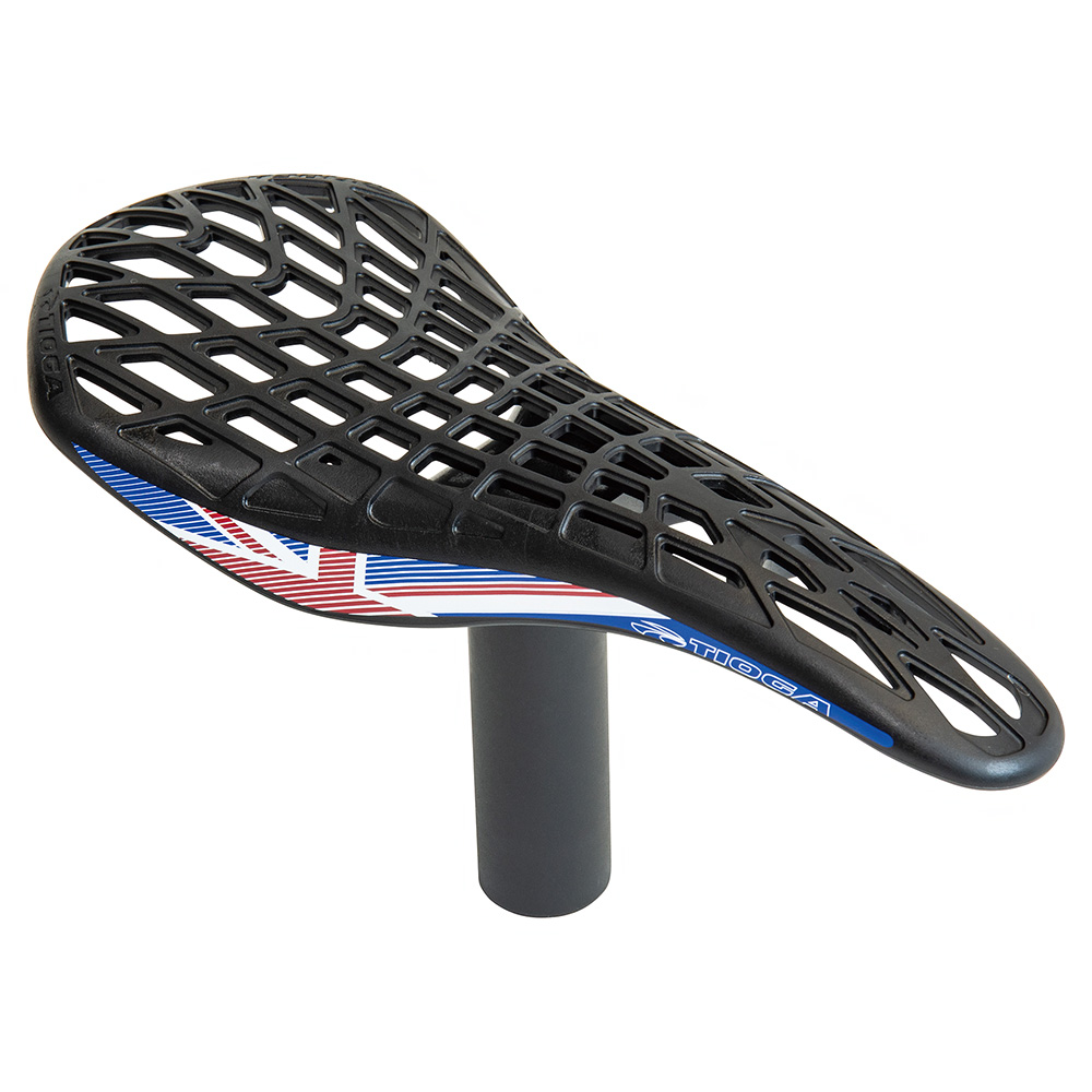Tioga Black 27.2mm D-Spyder EVO Union J Race Saddle