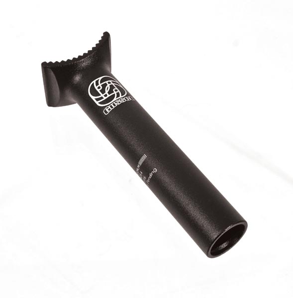 Gusset Pivotal BMX Seatpost 25.4mm Black
