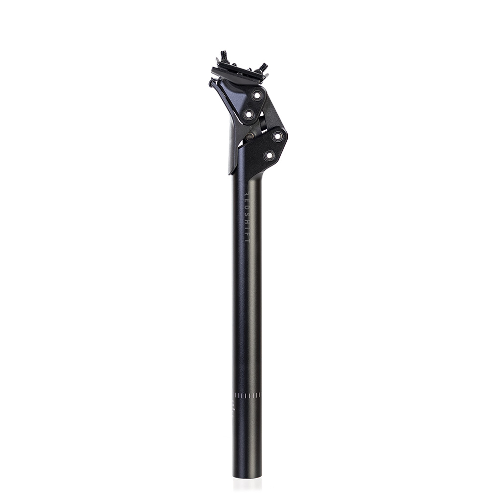 Redshift Sports Black 27.2x280mm ShockStop PRO Suspension Seatpost