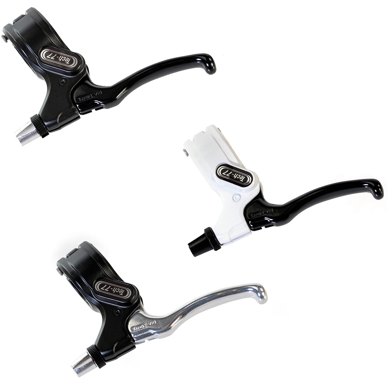 Dia-Compe Tech77 BMX Brake Lever – Left/Right, 22.2mm Clamp, Multiple Colours