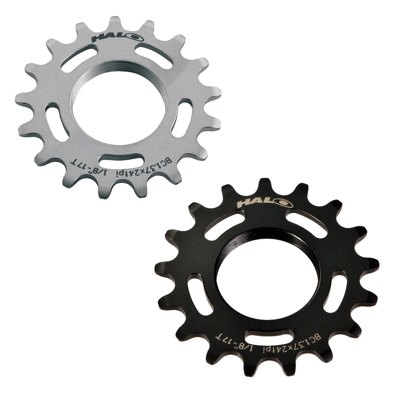 Halo Track Cog Fixed Sprocket 1/8" CNC Cr-Mo. 1.37"x 24Tpi