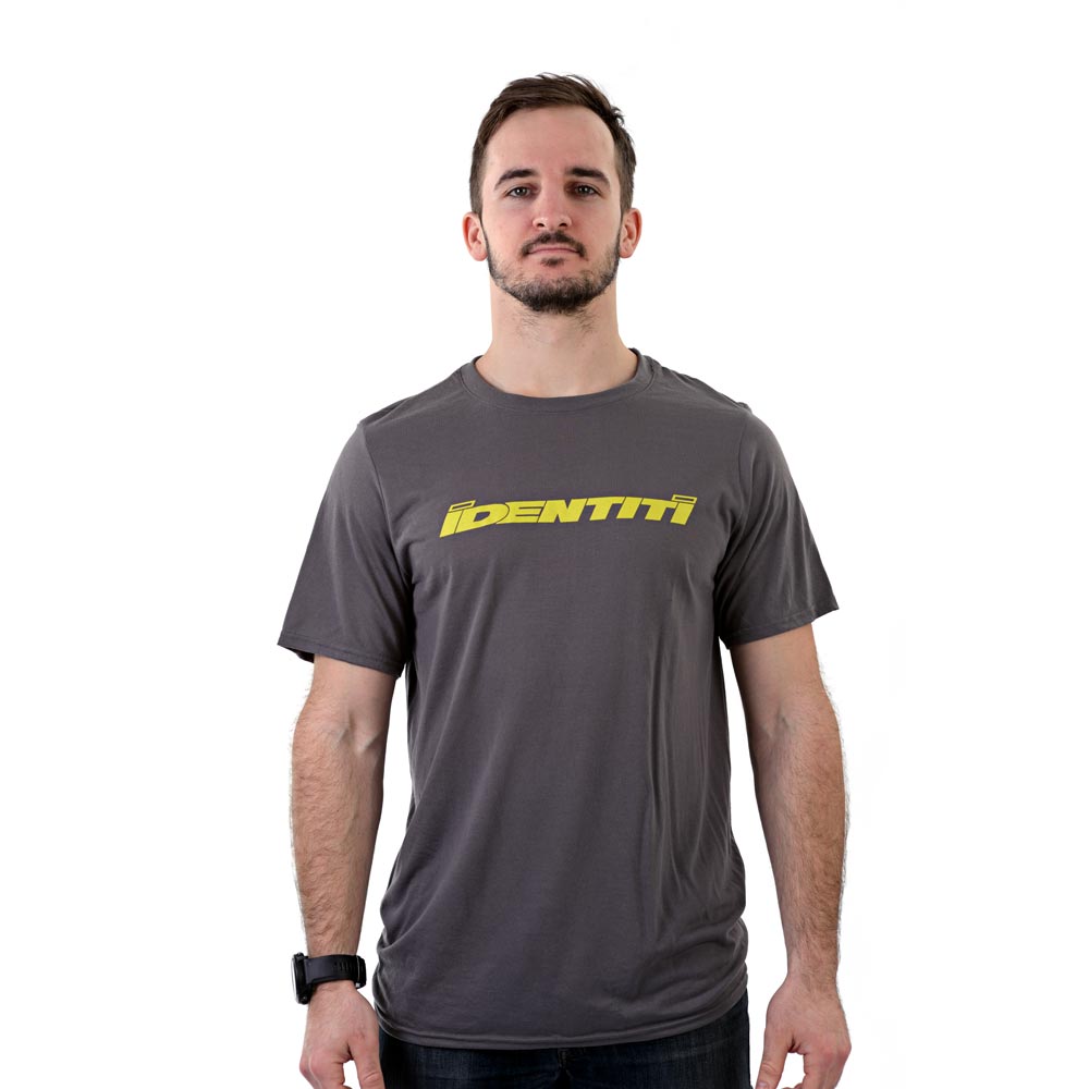 Identiti Riding Logo T-Shirt Grey