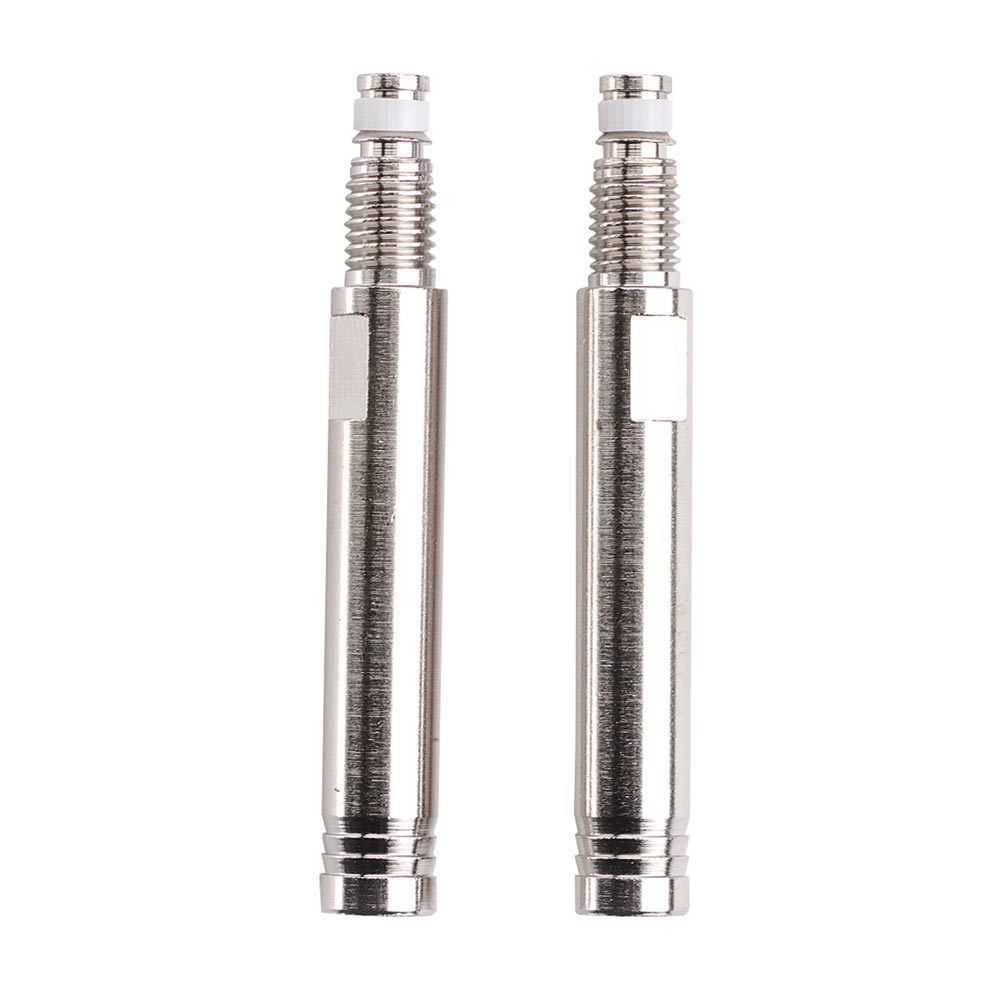 Weldtite Presta Valve Extension Pair Silver