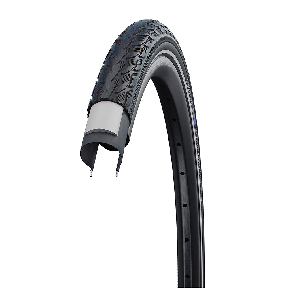 Schwalbe Delta Cruiser Plus Active PunctureGuard GREEN E-25 Wired 26x2.0" Black/Reflex