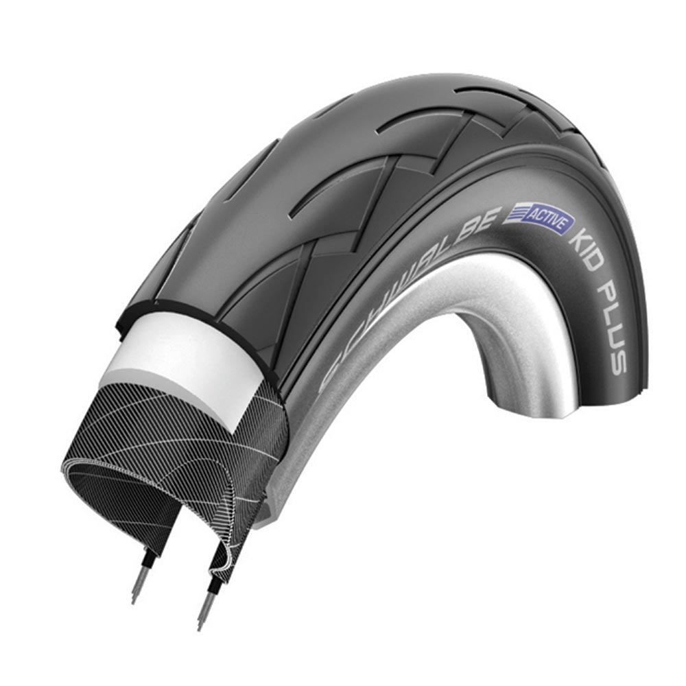 Schwalbe Kid Plus Wire Tyre 12x1.75"  Black