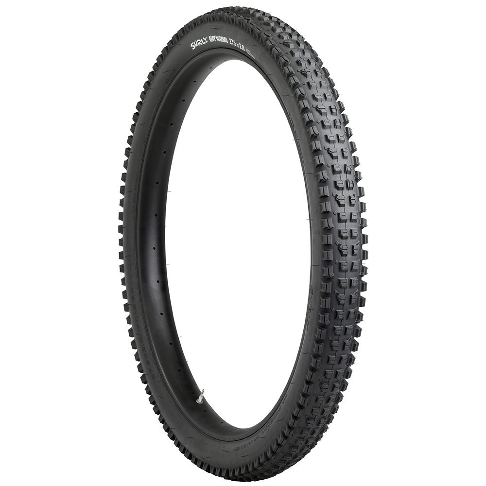 27.5+ Mountain Bike Tyre Surly Dirt Wizard 27.5 x 2.8" 60 Tpi Tubeless-Ready Folding Black
