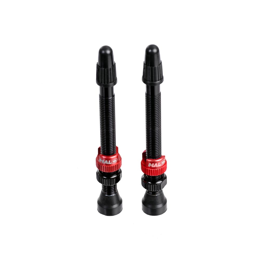 Halo Tubeless Valves PV Pair Black