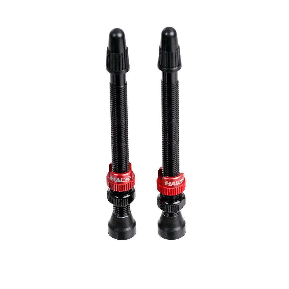 Halo Black 80mm Tubeless Valves