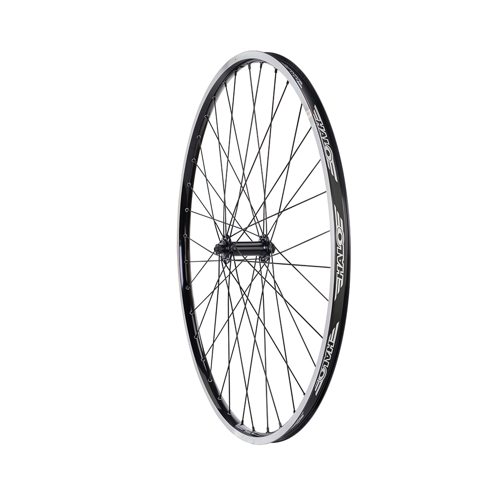 Halo Black 700c White Line Tour Deore 700c Front Wheel