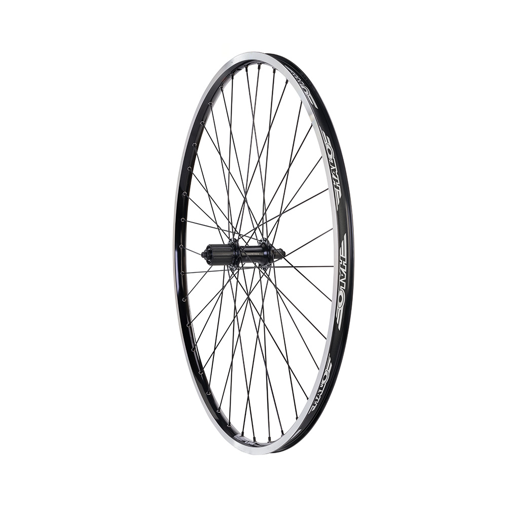 Halo Black 700c White Line Tour Deore 700c Rear Wheel