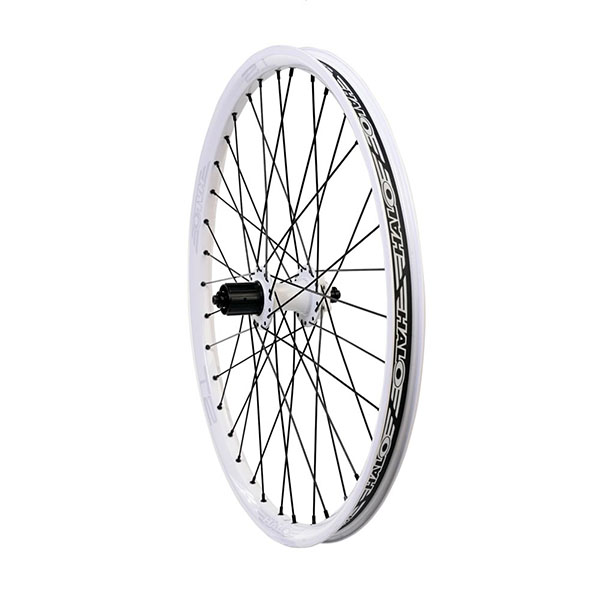 Halo T2 24" MTB Rear Disc Wheel – 36H 9x135mm QR Sealed Hub – Black or White