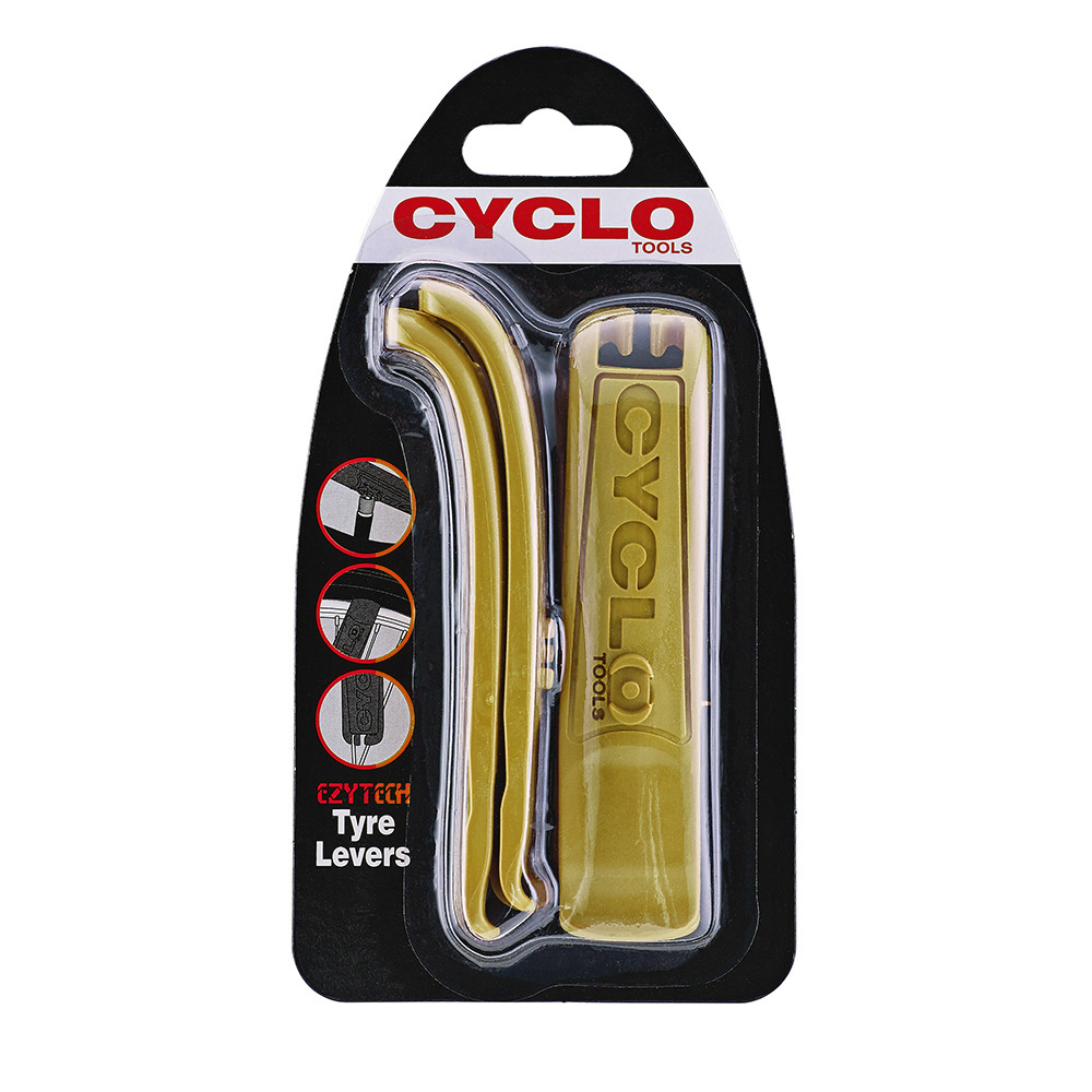 Cyclo Tools Ezytech Tyre Levers Set of 3 Yellow